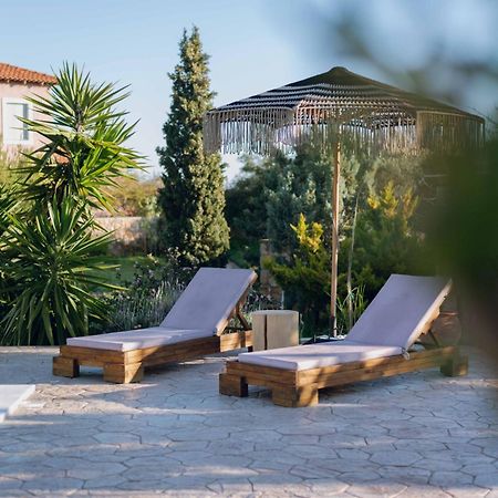 Seaside "Stone & Light Villa Ii" Close To Aegina City Khloi Exterior photo