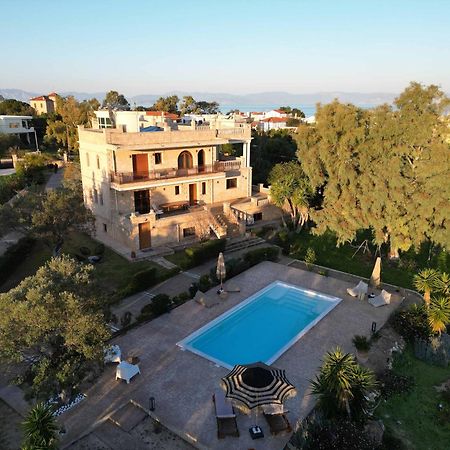 Seaside "Stone & Light Villa Ii" Close To Aegina City Khloi Exterior photo