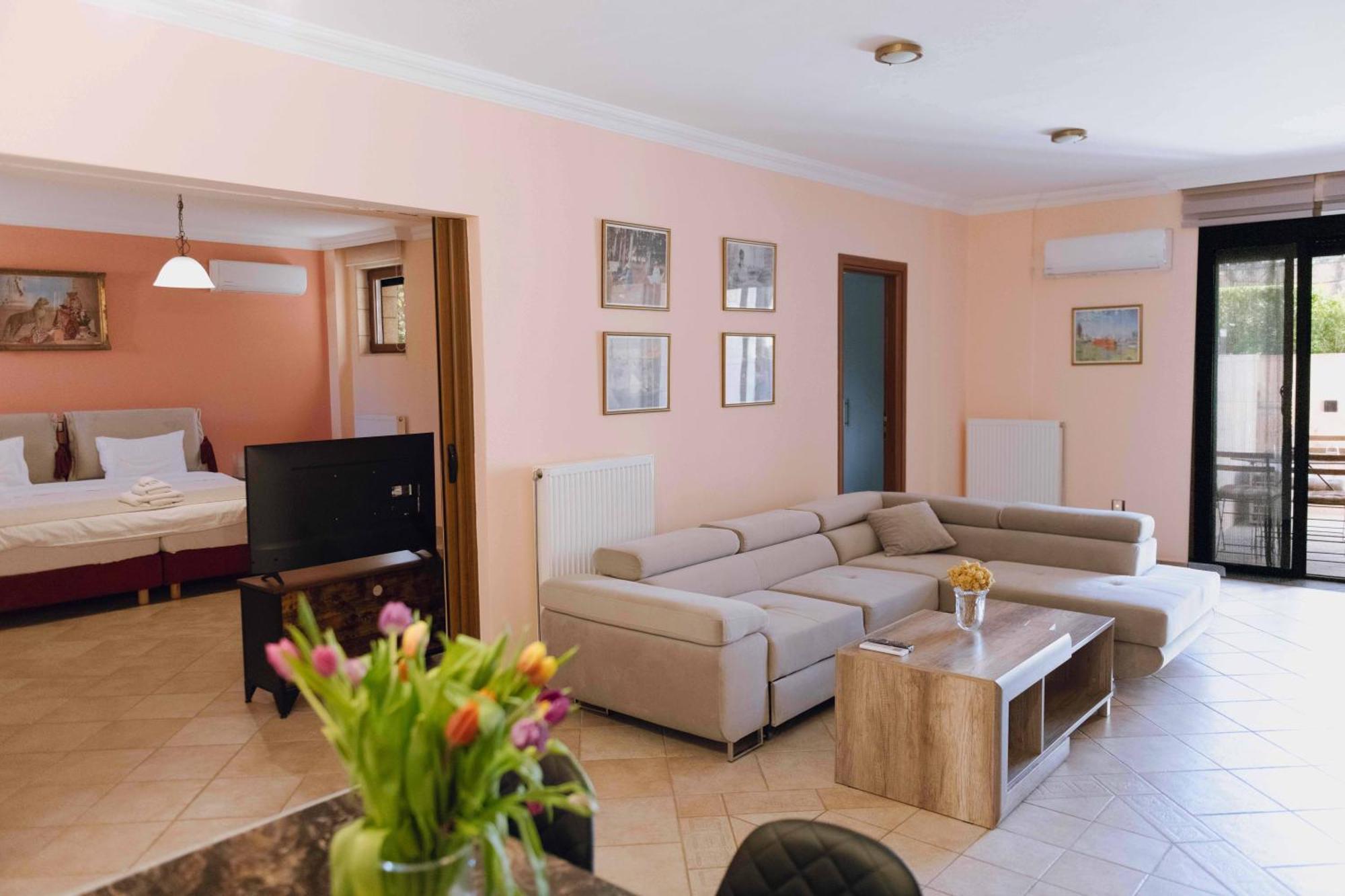 Seaside "Stone & Light Villa Ii" Close To Aegina City Khloi Exterior photo
